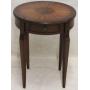 Butler Specialty inlaid round table with drawer