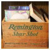 Remington Wood Box w/ contents