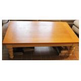 Wood Coffee Table - 29 x 50 x 17