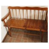 Wood Bench - 44 x 17 x 21