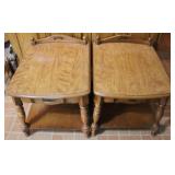 Pair of End Tables - 27 x 21 x 24