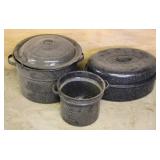 3pc Enamelware Cookware