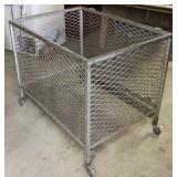 Rolling Metal Cart - 42 x 30 x 35