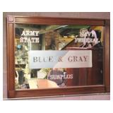 Army/Navy Framed Mirror - 36 x 25.5