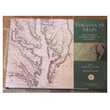 Virginia In Maps Hardcover Book
