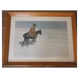 "The Scout, Friends or Enemies, framed print