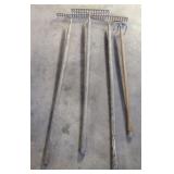 Lot of Assorted Rakes - 4