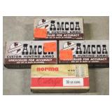 4 boxes .30 Carbine Ammo