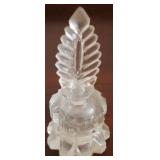 Crystal Perfume Bottle - 7.5" tall