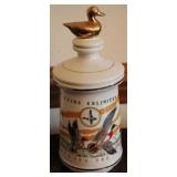 Vintage Old Cabin Still Ducks Unlimited Decanter