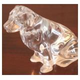 Waterford Crystal Dog - 5" tall