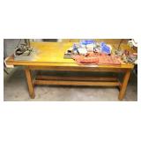Lot of Assorted Items to include workbench w/vise