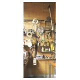 Lot of Assorted Items - corner hanging up