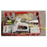Electric Staple Gun w/ Assorted Staples & More