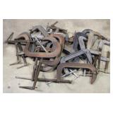 Lot of Assorted Metal Clamps