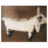 Metal Goat Figure - 14 x 11