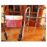 2 Walkers - 1 w/ seat
