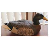 Duck Decoy - signed - 16 x 8
