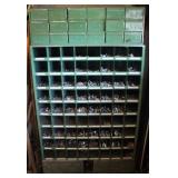Metal Bolt Cabinet w/ assorted hardware