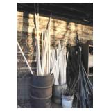 Lot of PVC Pipes & More