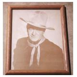 Framed Print of John Wayne - 12.5 x 15.5