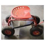 Rolling utility Seat - 32 x 18 x 20