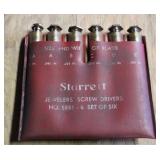 Starrett Jewelers Screwdriver Set of 6 w/ Case