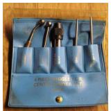 4 piece Wiggler or Center Finder Set w/ case