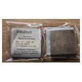 2 Mitutoyo Rockwell Hardness Test Blocks