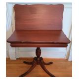 Mahogany Duncan Phyfe Lift Top Game Table