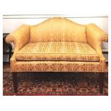 Chippendale Camel back Settee