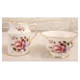 Royal Crown Derby Creamer & Sugar, petite
