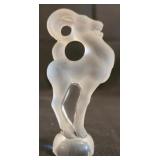 Lalique Crystal Gazelle Figurine