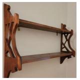 Wooden What Not Shelf