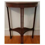 Mahogany Bamboo Carved Wall Table