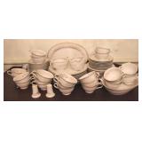 54 Pc set Rose Colebrook China