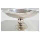 Sterling compote, 3 x 6.5, weighs 228 grams