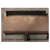 Antique metal mail box - 9 x 18 x 7