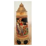 Musical German beer 11" stein