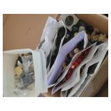 Group lot of Vintage Buttons & More
