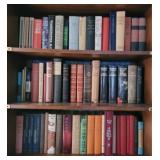 Top Three Shelves of Books