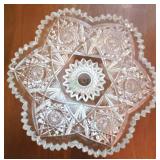 Early American cut glass 9.5" bowl