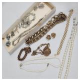 Group Lot of Vintage Costume Jewelry