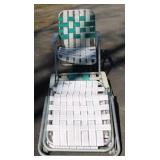 3 Vintage aluminum lawn chairs