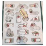 Box of Christmas ornaments