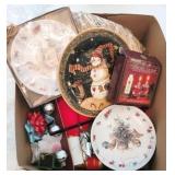 Box lot of Christmas