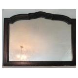 Vintage wood frame mirror