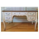 Kindel French Vanity w/ glass top