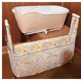 Vintage Bassinet & Folding Playpen
