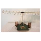 Group Lot of Mid-Century TV Antenna, Acrylic Tray